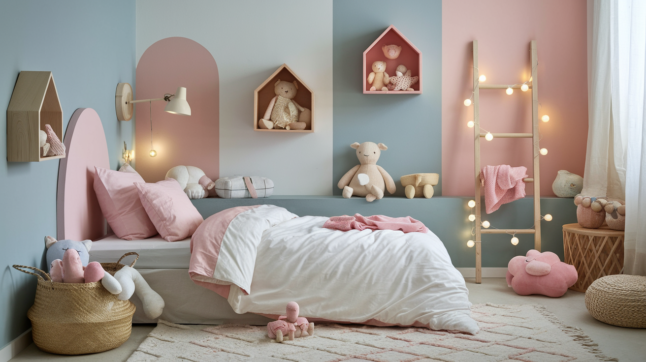Une chambre d'enfant bien aménagée pour le sommeil