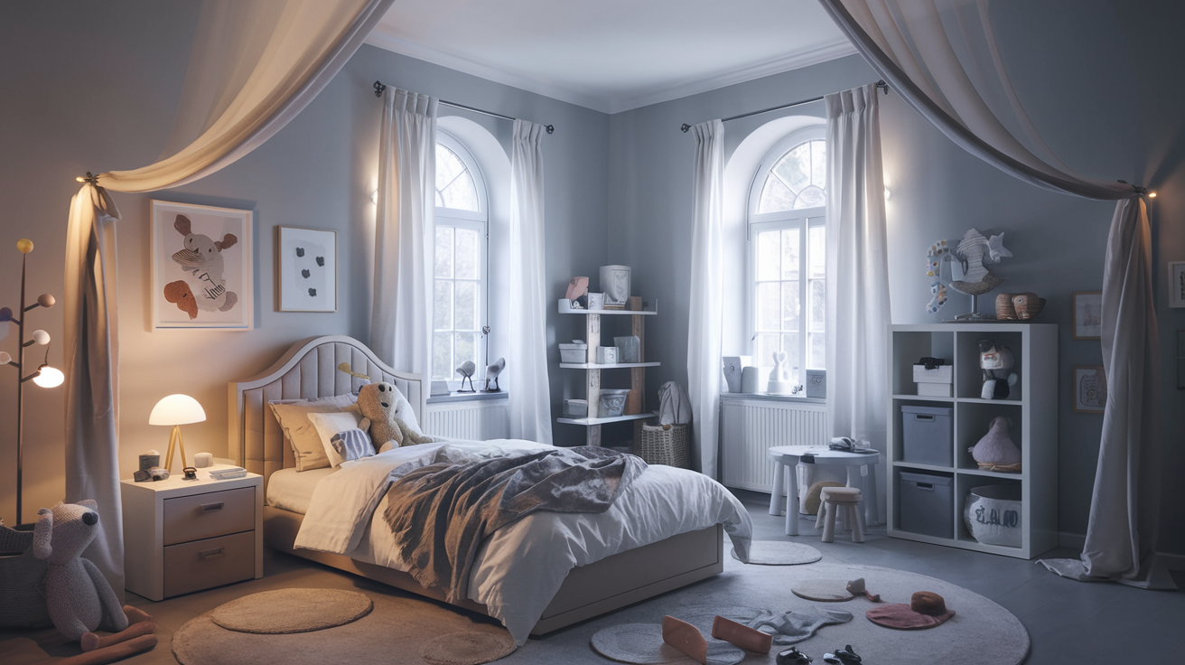 Une chambre d'enfant bien aménagée