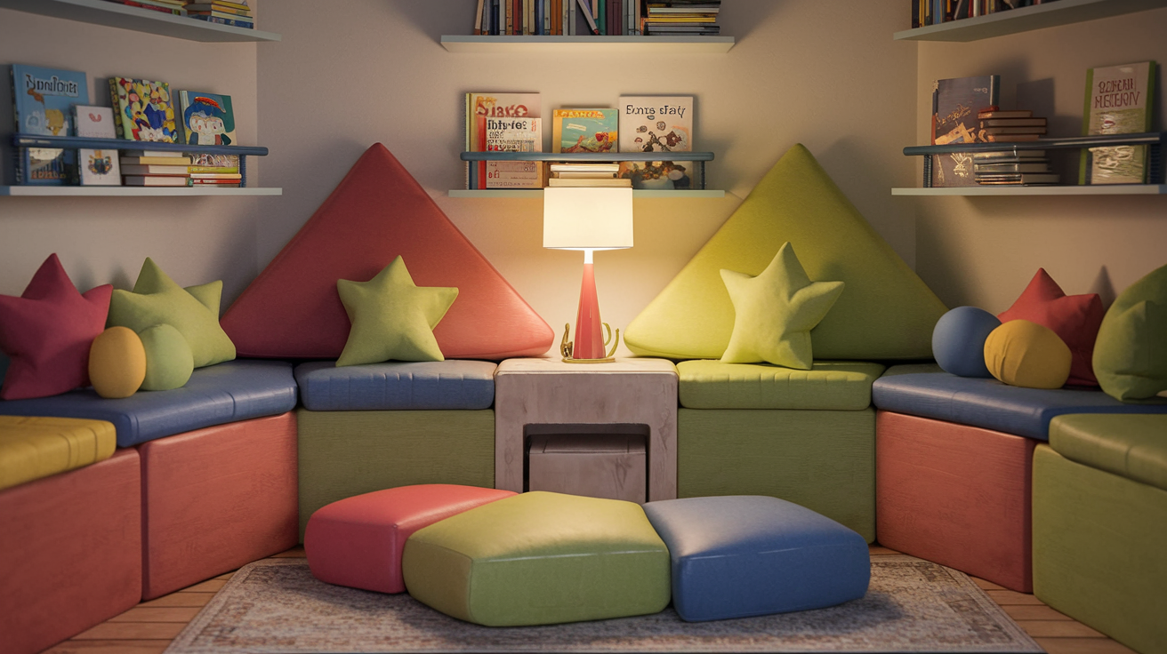 Coin lecture cosy pour enfant