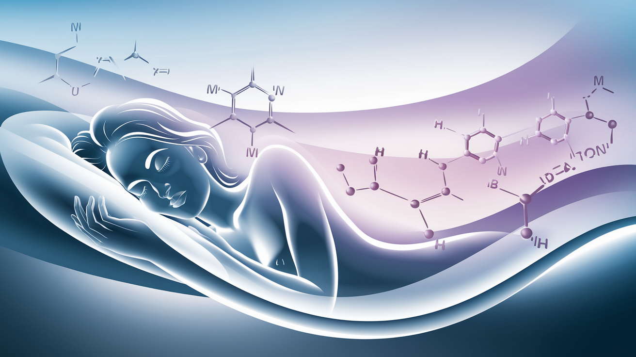 Illustration des interactions entre hormones féminines et cycles du sommeil