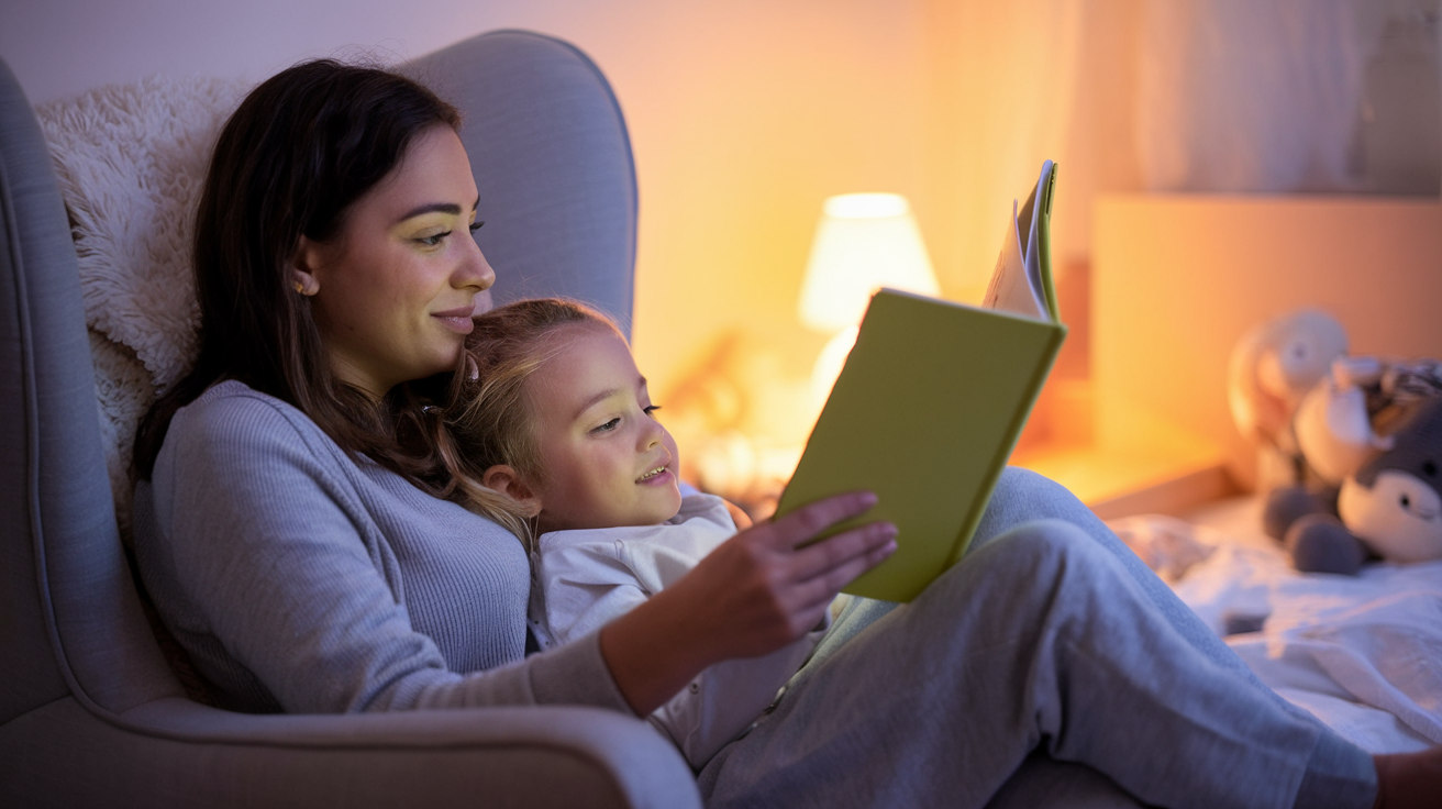 Routine du coucher pour un enfant de 4 ans