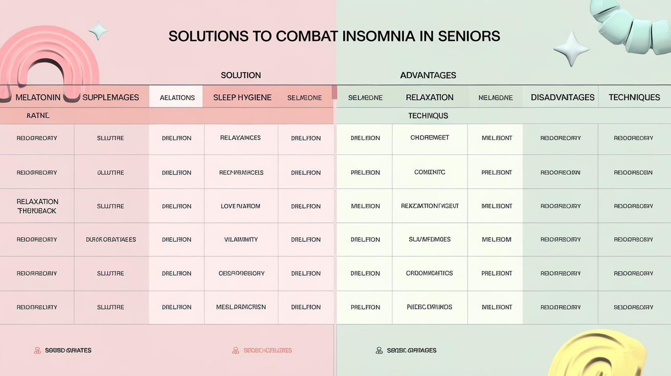 Solutions pour lutter contre l'insomnie